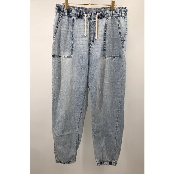 REgeneration Celebrity Pink Jasmine Light Wash Denim Jogger Jeans Size L - Picture 1 of 7